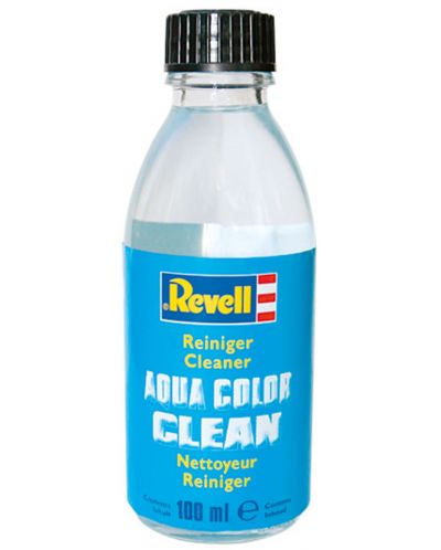 Почистител за сглобяеми модели Revell Aqua Color Clean - 100 ml (39620) - 1