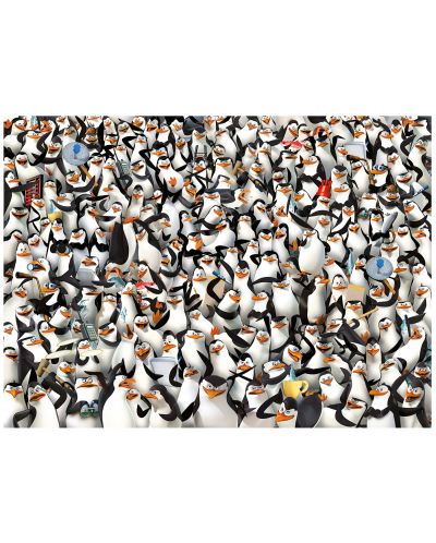 Пъзел Clementoni от 1000 части - Пингвините от Мадагаскар - 2