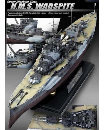 Военен кораб Academy Queen Elizabeth H.M.S. Warspite (14105)