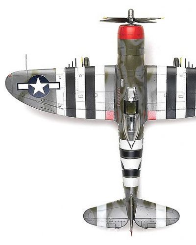 Изтребител Academy P-47D Thunderbolt Gabreski (12222) - 3