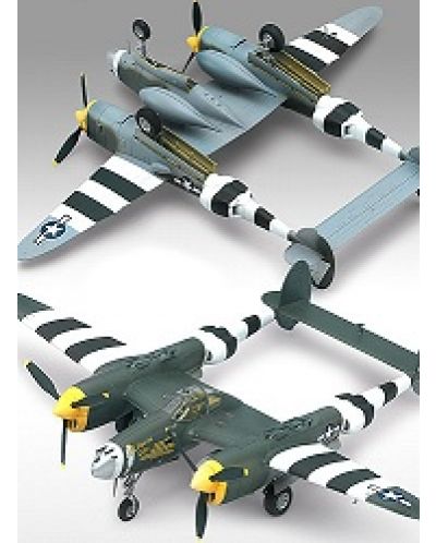 Военен изтребител Academy P-38J Lightning European Theater (12405) - 2
