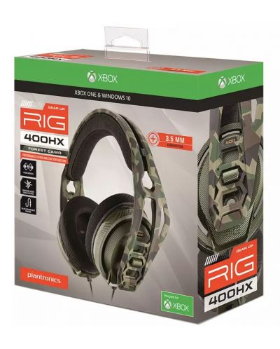 Гейминг слушалки Plantronics - RIG 400HX, зелени - 4