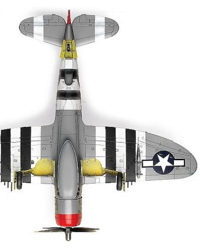 Изтребител Academy P-47D Thunderbolt Gabreski (12222) - 4