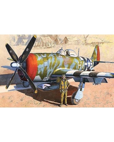 Изтребител Academy P-47D Thunderbolt Gabreski (12222) - 5