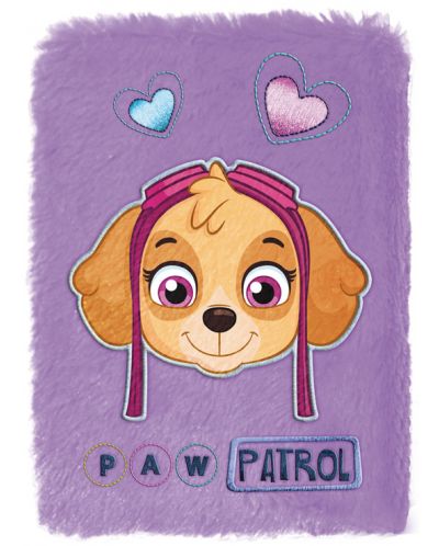 Плюшен дневник Starpak Paw Patrol - Скай, A5 - 1