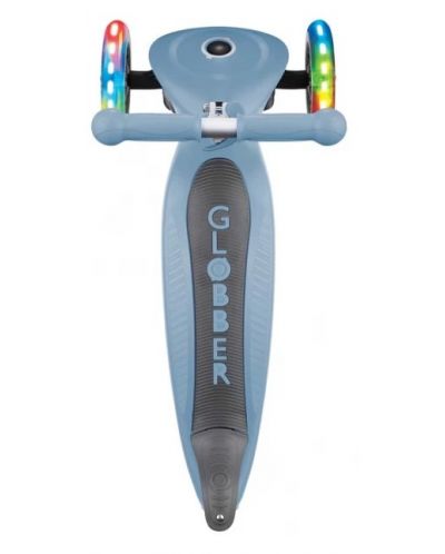 Тротинетка  Globber - Primo Foldable Lights, пастелно синя - 3