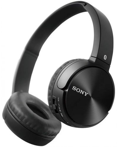 Безжични слушалки Sony - MDR-ZX330BT, черни - 4