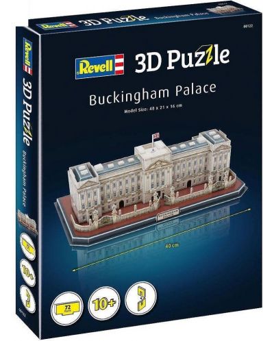 3D Пъзел Revell от 72 части  - Бъкингамският дворец - 1