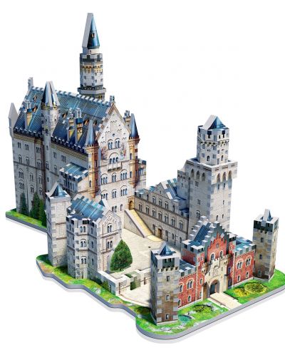3D пъзел Wrebbit от 890 части - Замъкът Нойшванщайн - 2