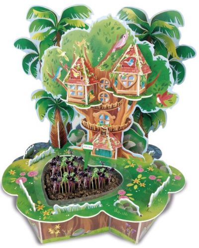 3D игрален комплект Educa - Къща на дърво - 2