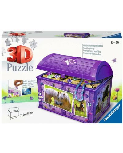 3D Пъзел Ravensburger от 216 части - Съкровищница - 1