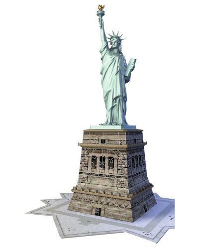3D Пъзел Ravensburger от 108 части - Статуята на Свободата - 2
