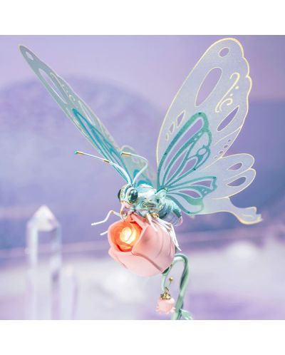 3D пъзел Robo Time от 79 части - Розова пеперуда - 3