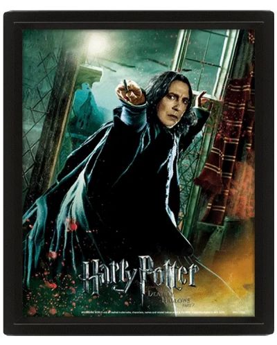 3D плакат с рамка Pyramid Movies: Harry Potter - Snape (Deathly Hallows) - 1
