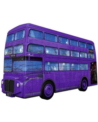 3D Пъзел Ravensburger от 216 части - Автобусът на Хари Потър - 2