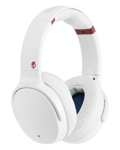 Безжични слушалки с микрофон Skullcandy - Venue Wireless, White/Crimson - 2