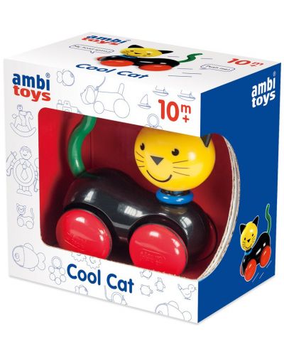 Детска играчка Galt – Котенце на колела - 2