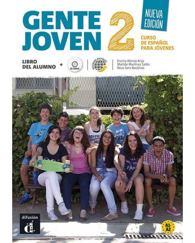 Gente Joven 2 - Libro del alumno: Испански език - ниво А1-А2: Учебник + CD (ново издание) - 1