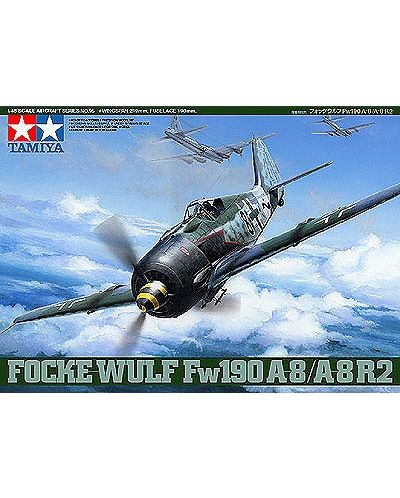 Военен самолет Tamiya Focke Wulf Fw190 A-8/A-8 R2 (61095) - 4