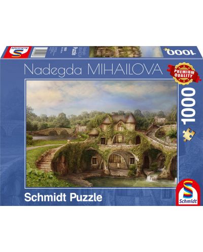 Пъзел Schmidt от 1000 части - Къща от природата, Надежда Михайлова