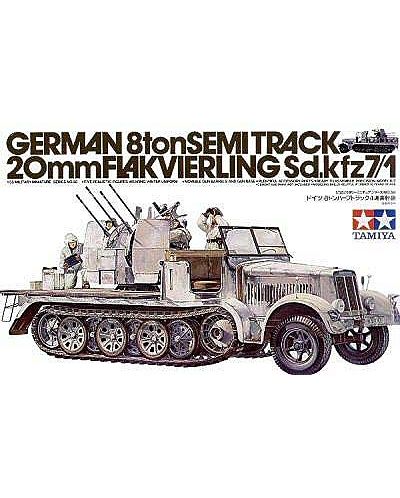Военен камион Tamiya German 8T Half Track Sdkfz 7/1 (35050) - 3