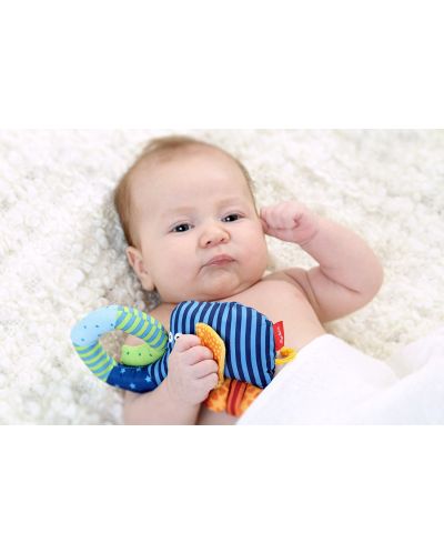 Бебешка дрънкалка Sigikid Grasp Toy – Слонче, 16 cm - 4