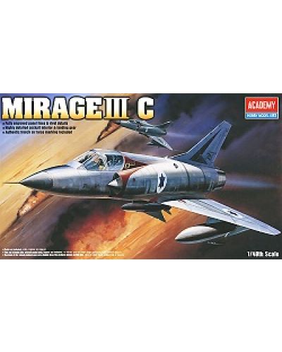 Военен самолет Academy Mirage III C (12247) - 1