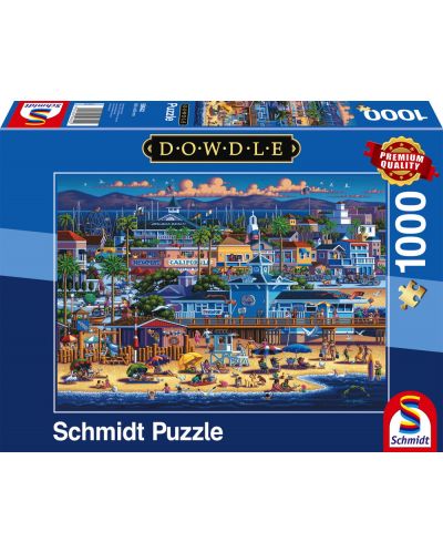 Пъзел Schmidt от 1000 части - Нюпорт Бийч, Калифорния, САЩ Ерик Доудъл
