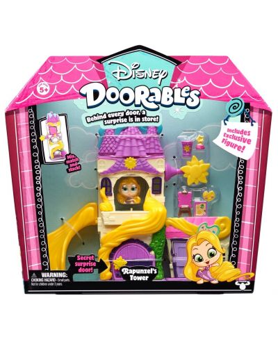 Игрален комплект Doorables - Замък с мини кукла, асортимент - 4