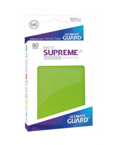 Протектори Ultimate Guard Supreme UX Sleeves - Standard Size - светлозелени (80) - 1