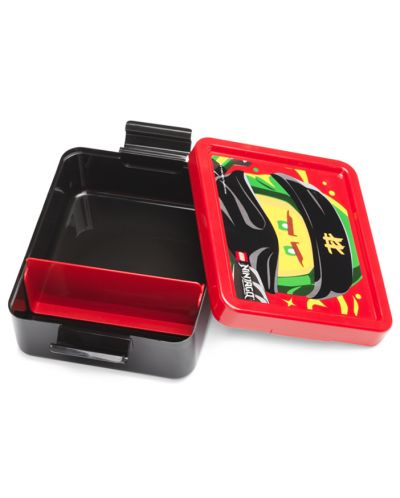 Комплект бутилка и кутия за храна Lego - Ninjago Lunch , червен - 2