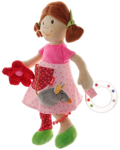 Мека кукла Sigikid – Smart girl, 36 cm - 2