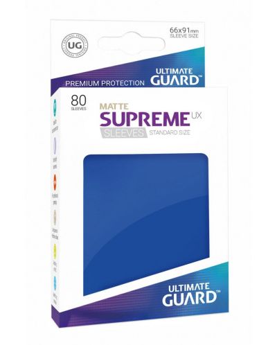 Протектори Ultimate Guard Supreme UX Sleeves - Standard Size - сини (80)