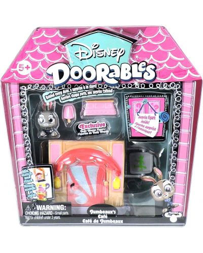 Игрален комплект Doorables - Малка къща с мини кукла, асортимент - 9