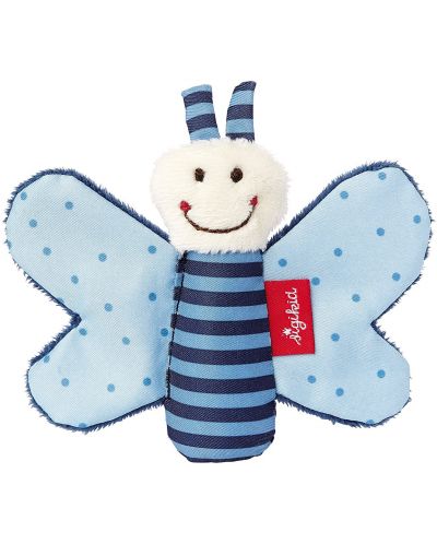Бебешка играчка Sigikid Grasp Toy – Синя пеперуда, 9 cm - 1