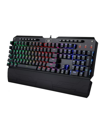 Механична клавиатура Redragon - Indrah K555, Outemu, RGB, черна - 1