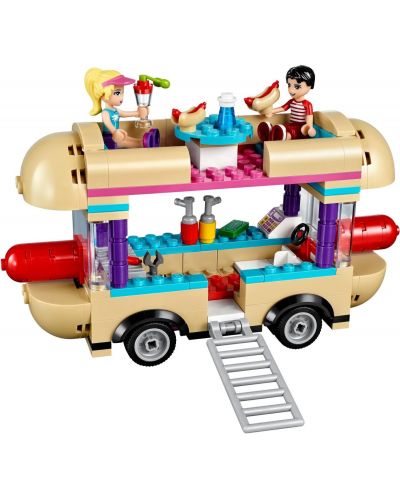 Конструктор Lego Friends - Увеселителен парк – Ван за продажба на хот дог (41129) - 5