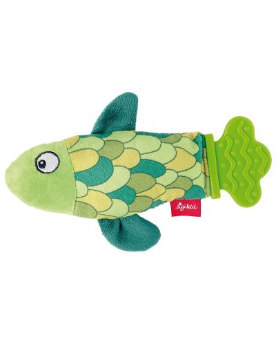 Бебешка играчка Sigikid Grasp Toy – Зелена рибка - 1