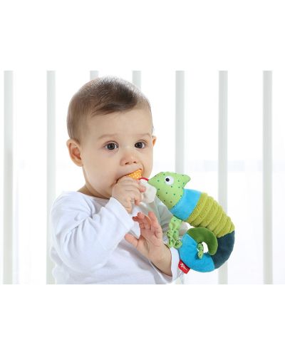 Бебешка играчка за кошче Sigikid – Хамелеон - 4