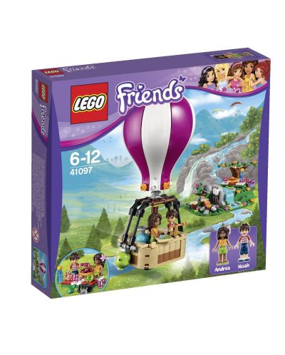 Конструктор Lego Friends - Въздушен балон над Хартлейк (41097) - 1