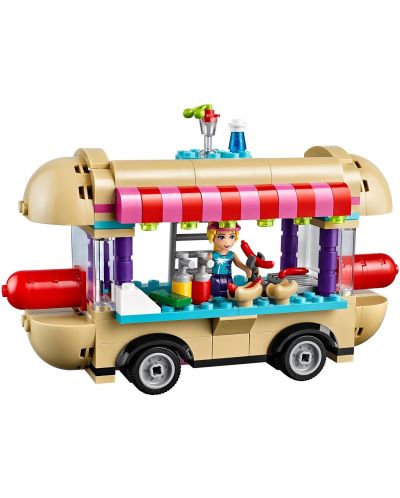 Конструктор Lego Friends - Увеселителен парк – Ван за продажба на хот дог (41129) - 4