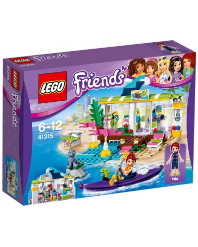 Конструктор Lego Friends – Магазин за сърфове Хартлейк (41315) - 1