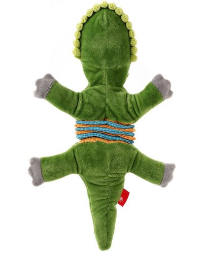 Плюшена играчка Sigikid PlayQ Collection – Вибриращ крокодил, 34 cm - 3