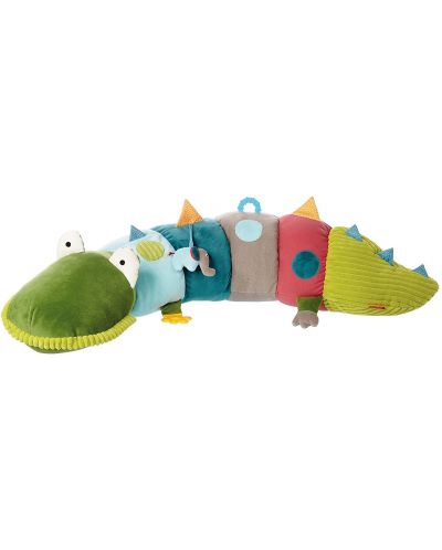 Плюшена играчка за активна гимнастика Sigikid PlayQ Collection – Крокодил