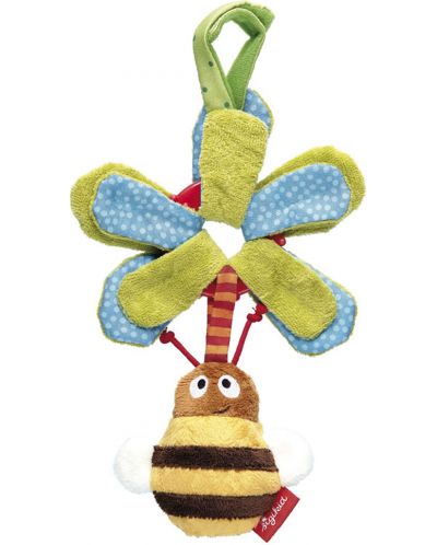 Мека играчка за закачане Sigikid PlayQ Collection – Пчела, 22 cm - 1