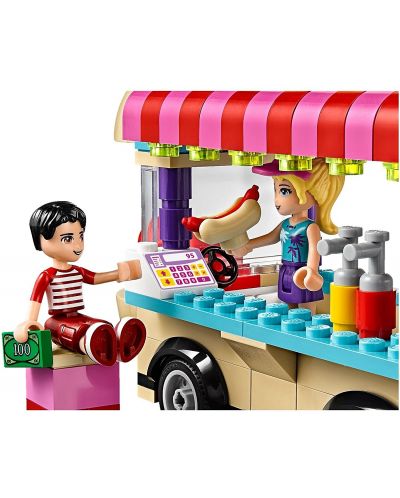 Конструктор Lego Friends - Увеселителен парк – Ван за продажба на хот дог (41129) - 8