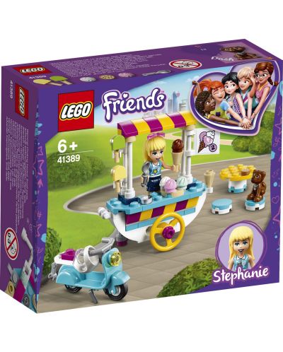 Конструктор Lego Friends - Количка за сладолед (41389) - 1