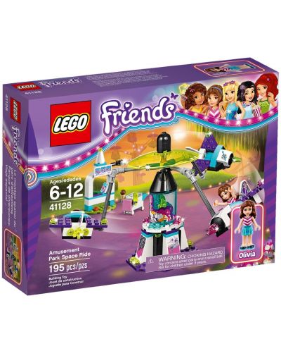Конструктор Lego Friends - Увеселителен парк с Въртележка за звездни пътешествия (41128) - 1