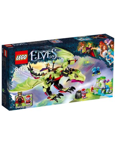 Конструктор Lego Elves – Злият дракон на краля на гоблините (41183) - 1