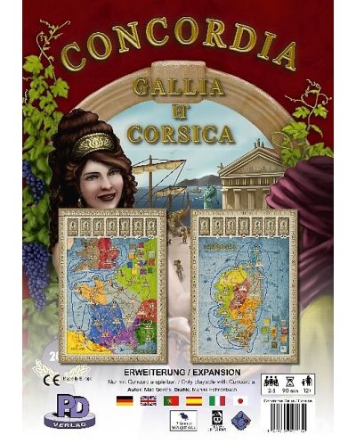 Разширение за настолна игра Concordia: Gallia / Corsica - 1